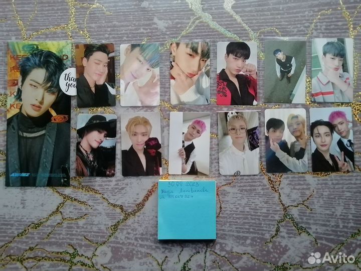 Карты ateez сан Минги