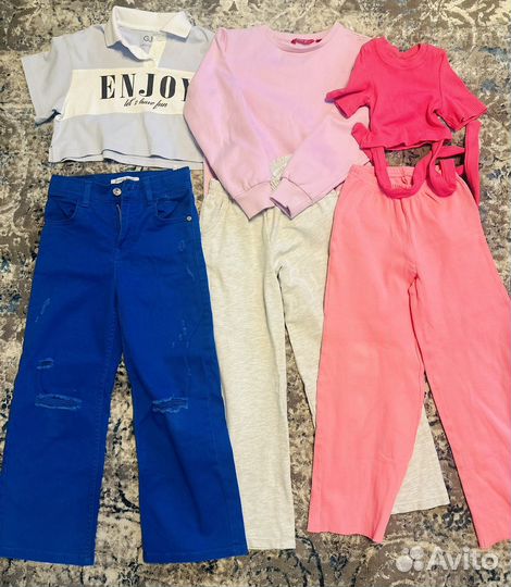 Фирменная одежда на девочку 128-134 пакетом