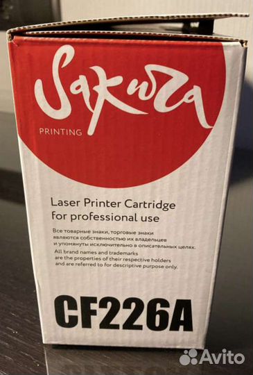 Картридж Sakura sacf226A (черный)