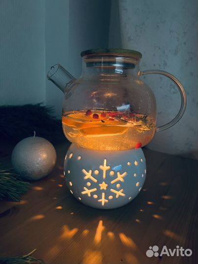 Свеча подставка под чайник светильник фонарь