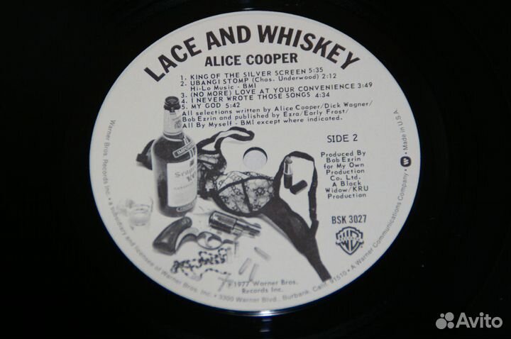 Пластинки Alice Cooper Warner original US