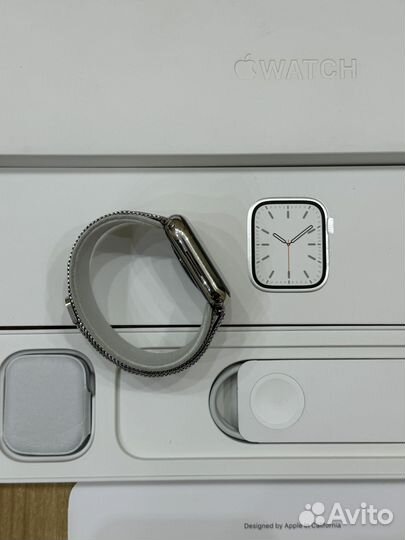 Apple Watch 7 Серия 45 мм Stainless Steel