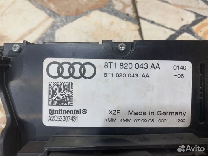 Блок управления климат-контролем Audi A5 купе 1.8