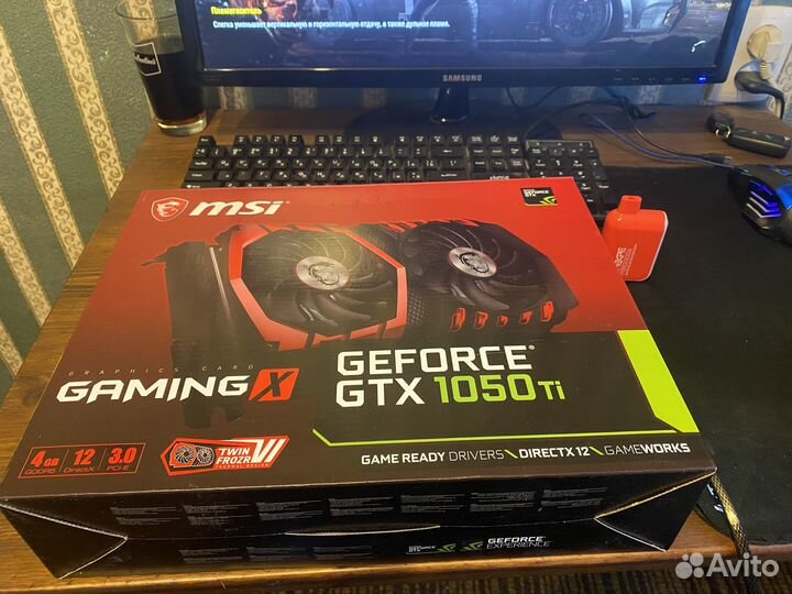 Видеокарта gtx 1050 ti msi