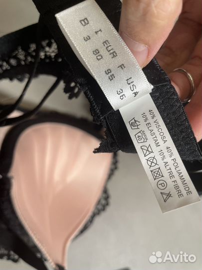 Новый Комплект нижнего белья и чулки