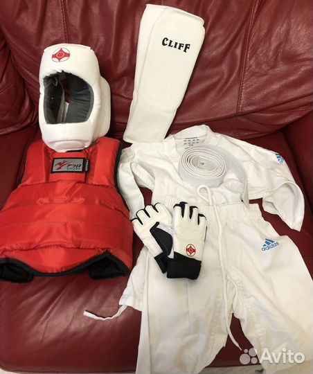 Форма кимоно каратэ комплект 4-6 лет