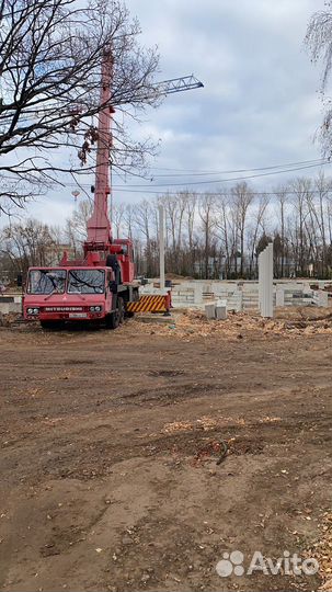 Аренда и услуги автокрана, 40 т, 28 м, с гуськом 15 м