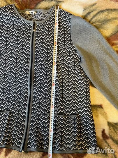 Кофта на молнии пиджак теплый