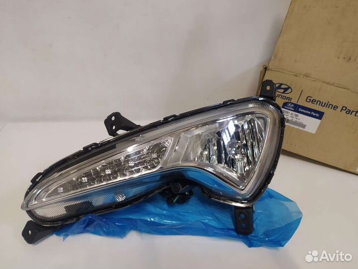 Фара противотуманная hyundai solaris диодная