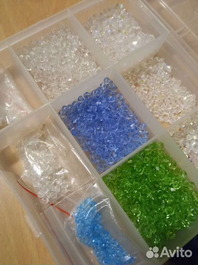 Бусины и биконусы для рукоделия