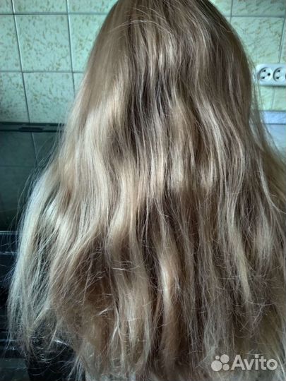 Голова маникен с волосами