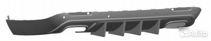 Диффузор в стиле GT для Dodge Challenger 15-22