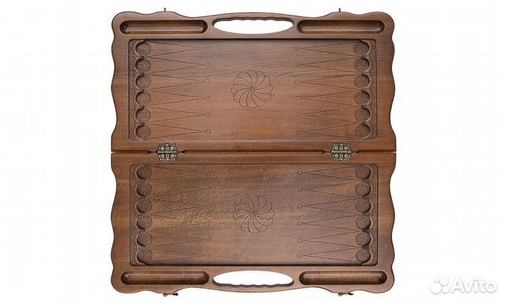 Нарды резные Собачья охота 60 Haleyan