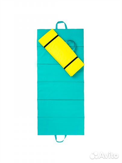 Пляжный коврик непромокаемый камуфляжный с ручками