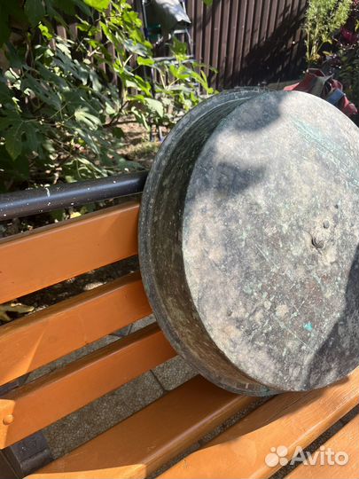 Старинный медный таз