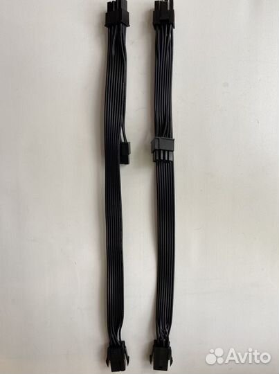 Переходник 6 pin - 2 x 8 pin 34см VGA доп питание