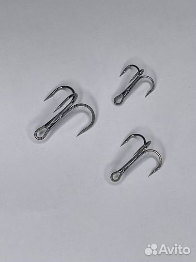 Крючки тройники, тройникопт от 100 шт