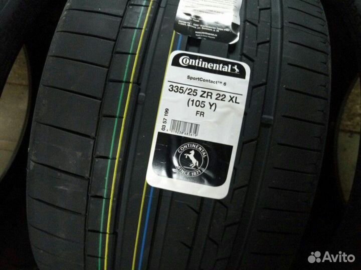 Continental ContiSportContact 6 295/30 R22 и 335/25 R22