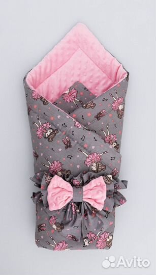 Зимний конверт-одеяло для выписки из роддома