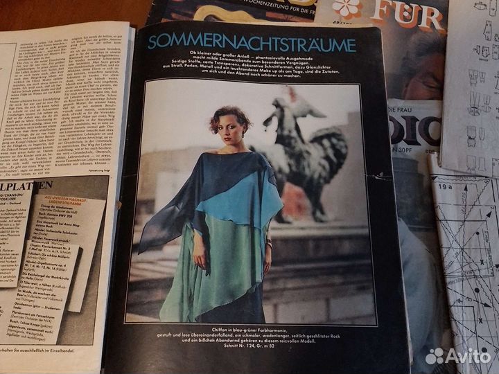 Журналы Fur Dich (гдр) с выкройками, 80-е гг