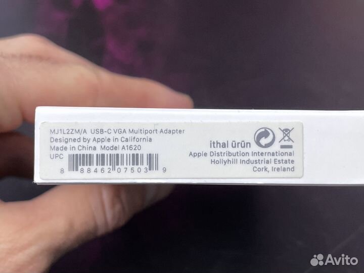 Apple USB-C - VGA Multiport (Оригинальный Apple)