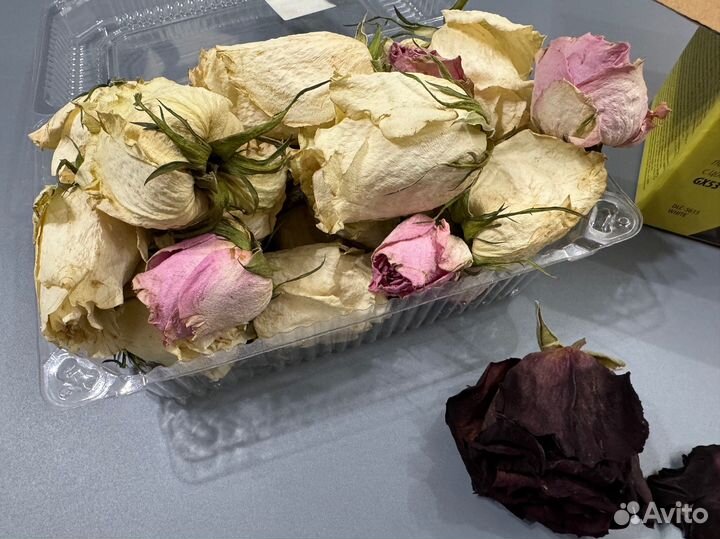 Сухие бутоны роз