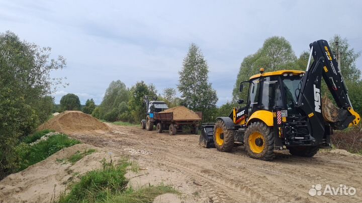 Услуги Экскаватора погрузчика MST644 plus