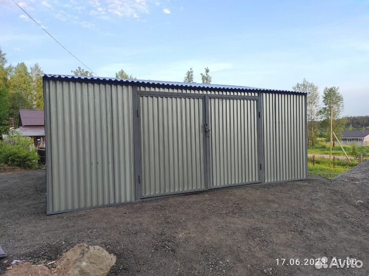 Гараж-пенал Хоз.блок