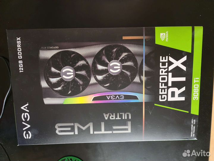 Видеокарта nvidia evga RTX 3080Ti FTW3 ultra