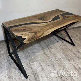 Как сделать стол из эпоксидной смолы и дерева?