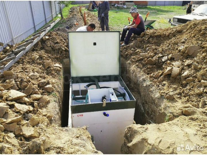 Септик под ключ. Евролос про/эко/Топас