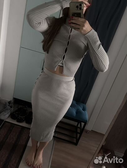 Костюм юбка и топ женский летний