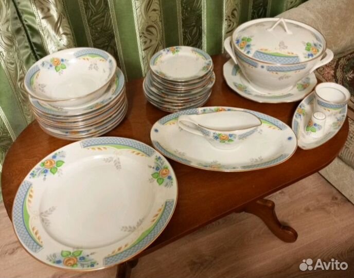 Набор столовой посуды СССР Дулево