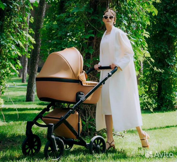 Коляска anex 2 в 1 caramel