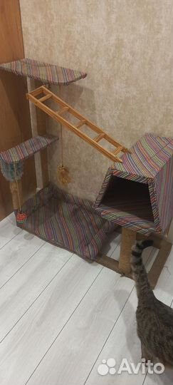 Домик для кошки с когтеточкой бу