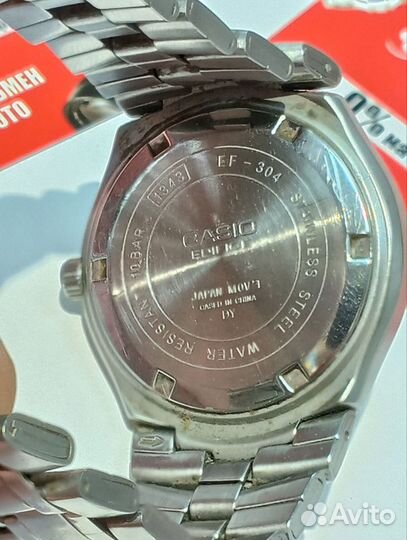 Часы наручные 10 Bar Casio EF-304