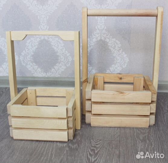 Ящик деревянный подарочный