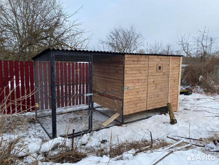 Курятник с установкой
