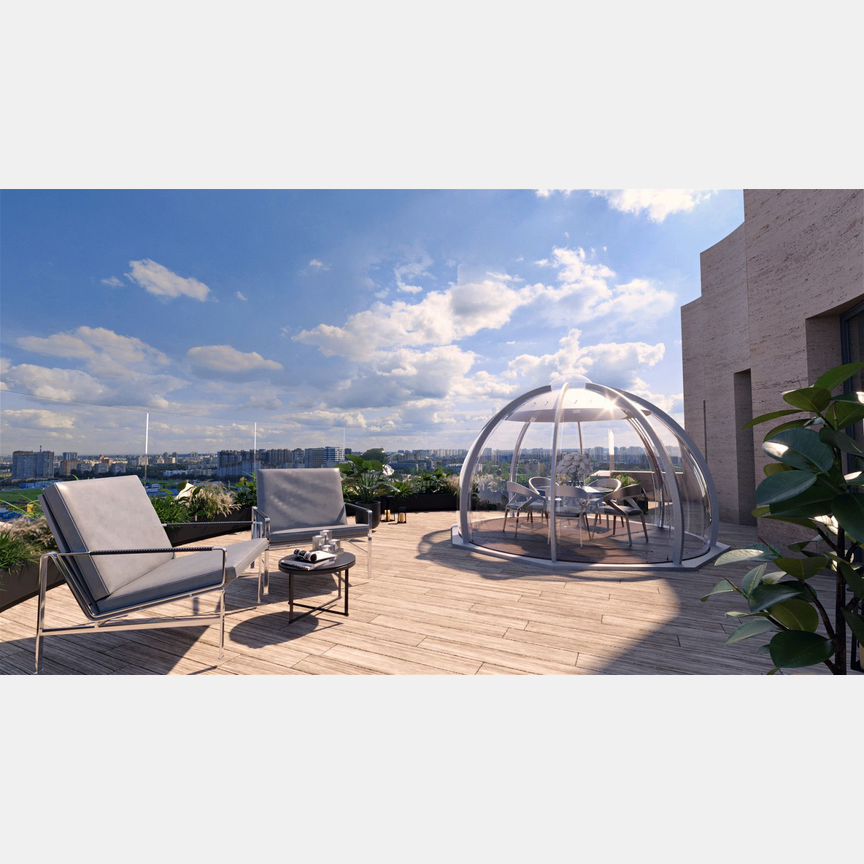 2-к. квартира, 56,7 м², 4/25 эт.