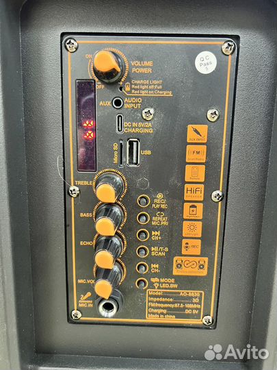 Bluetooth колонка с караоке новая