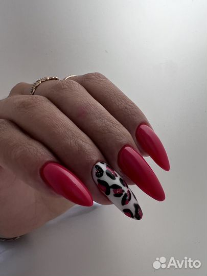 Маникюр наращивание