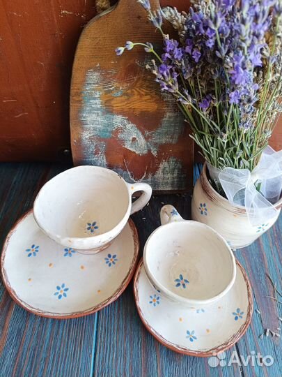 Кружка (чайная пара) ручной работы шеббишик