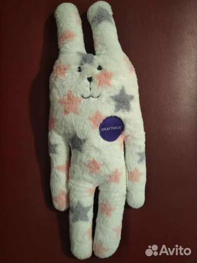 Заяц craftholic мягкая игрушка сплюшка для малышей