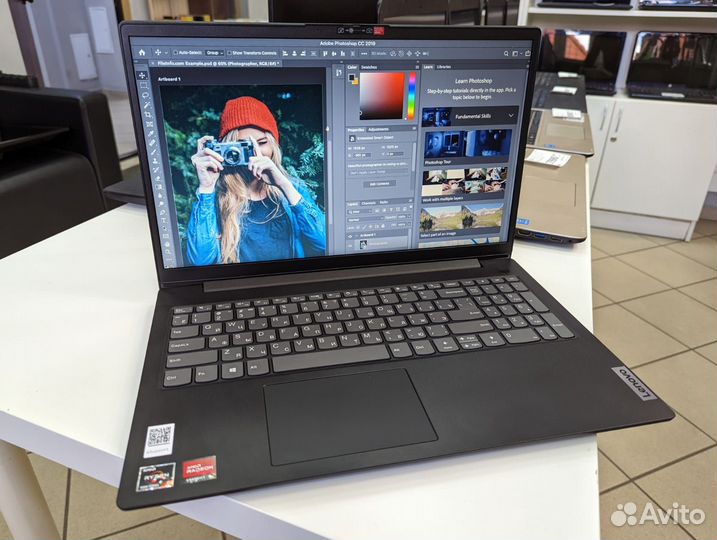 Мощный ноутбук 2022 Ryzen 5 5500 8gb ddr4 ssd M2