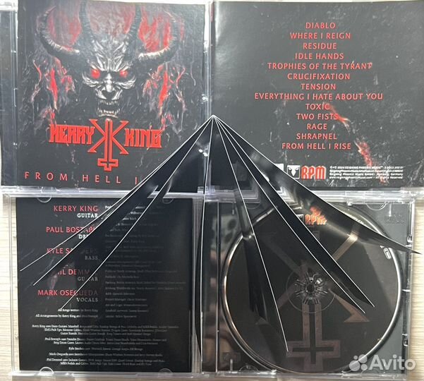 Музыкальные cd диски Kerry King (ex-Slayer) '2024