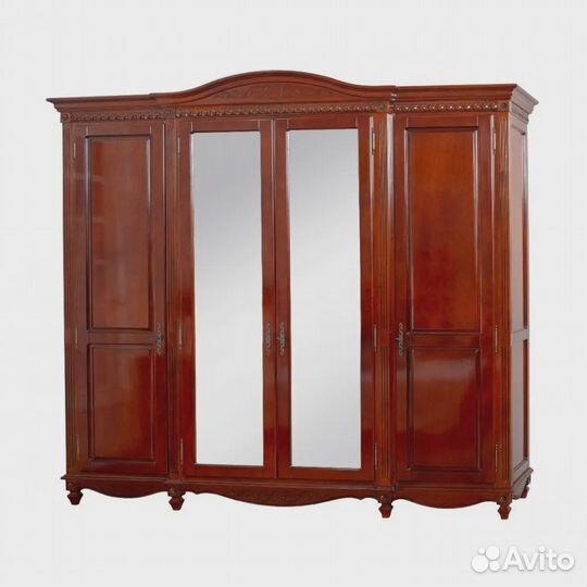 Шкаф 4х дверный с зеркалом 