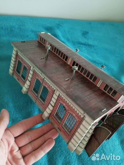 Паровозное (локомотивное) депо 1/87