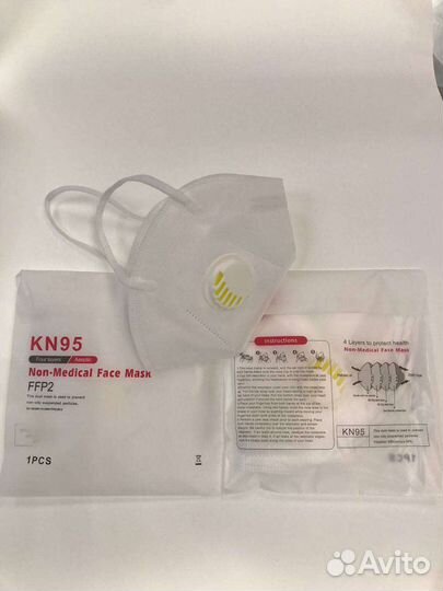 Респиратор KN95 с клапаном