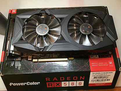 Видеокарта Power Color Red Dragon RX 580 8gb/2304