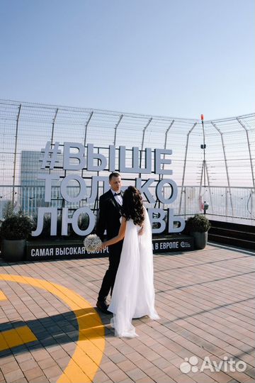 Свадебное платье-трансформер 48-50 р-р бу